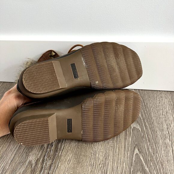 Sperry Top-sider Water Duck Boot Suede Faux Fur - Picture 4 of 10